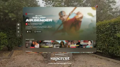 Supercut ile Vision Pro’da Netflix deneyimi başka bir boyuta taşınıyor