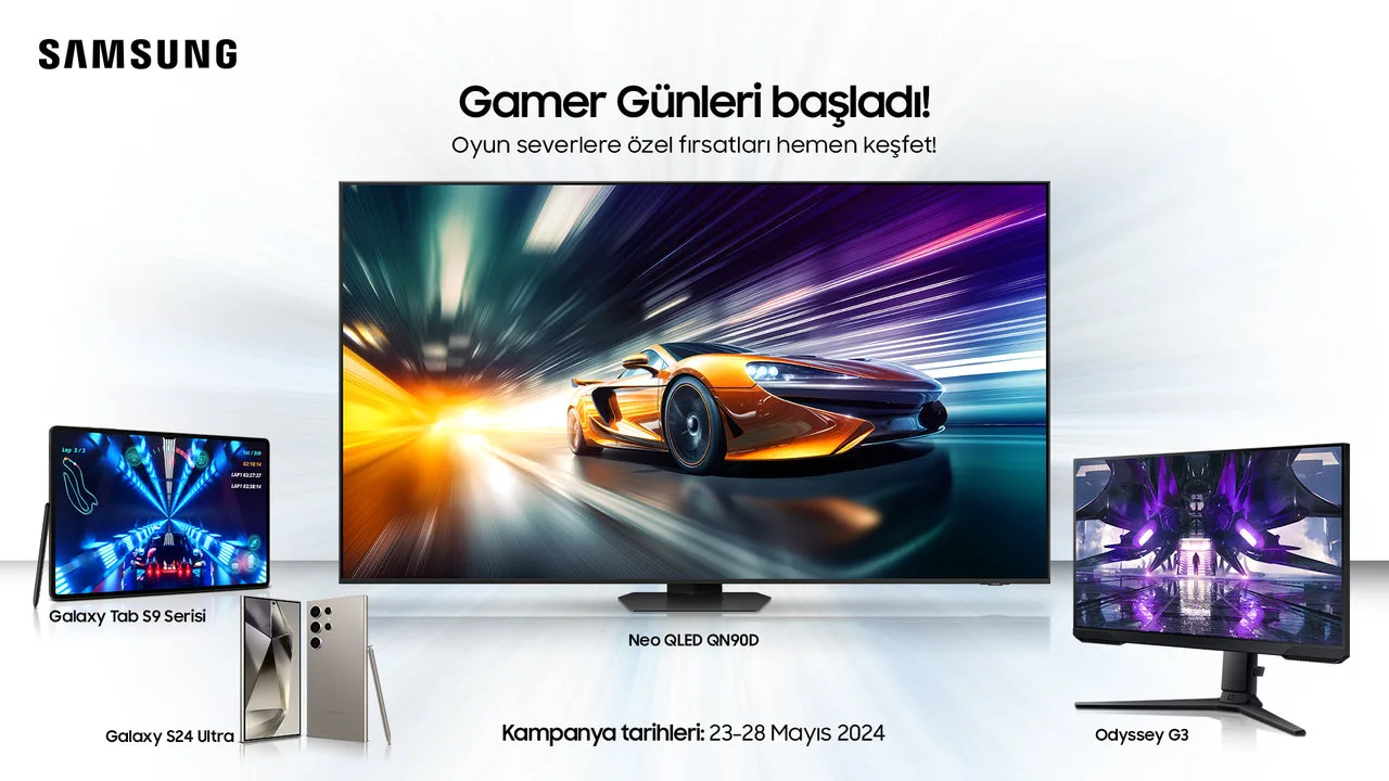 Samsung Gaming Week kampanyasıyla oyun tutkunlarına büyük fırsatlar