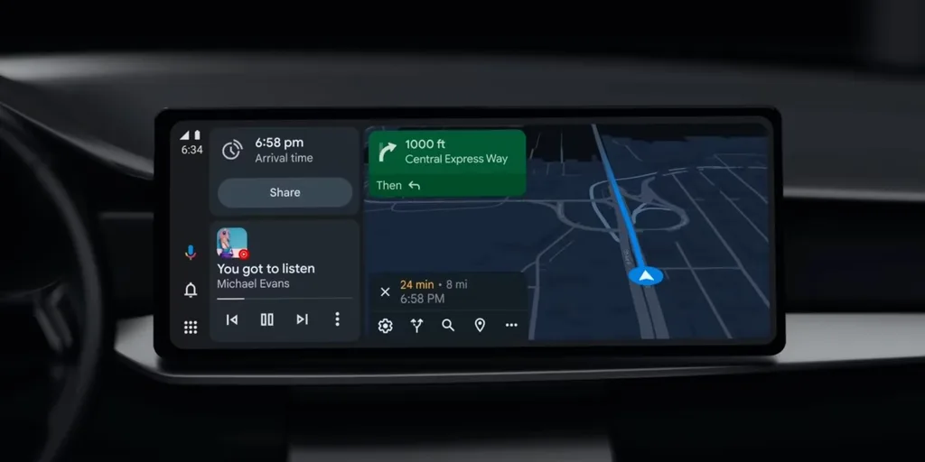 Google Asistan Android Auto’da yeni bir tasarıma kavuşuyor