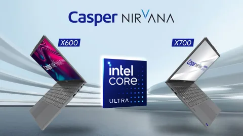 Casper, Türkiye’de ilk Intel Series 1 işlemcili laptop’ları sunuyor