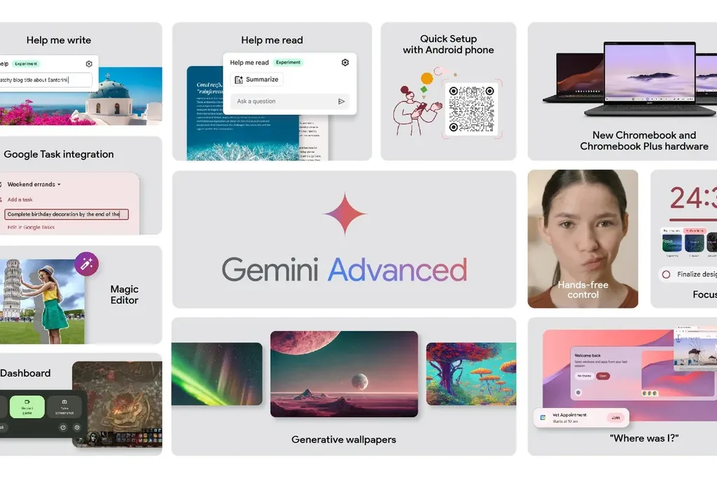 Google Gemini, Chromebook Plus dizüstü bilgisayarlara geliyor