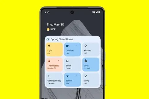 Google Home’ın yeni Favoriler widget’ı Android’e geldi