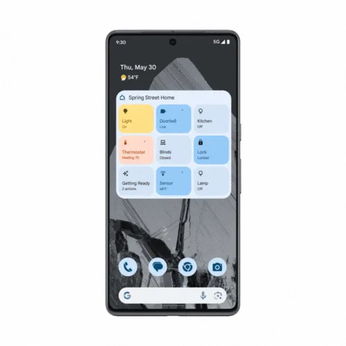 google home android widget