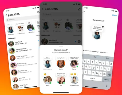 Instagram yeni dokunuşlarla Notlar özelliğini daha interaktif hâle getiriyor