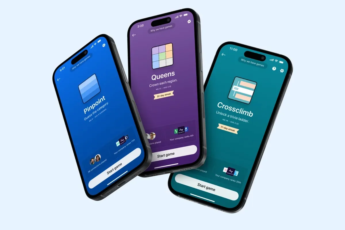 LinkedIn, oyun dünyasına giriş yaptı