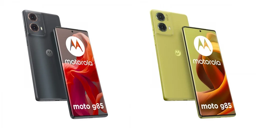 Motorola Moto G85 yeşil ve gri renkleriyle görüldü