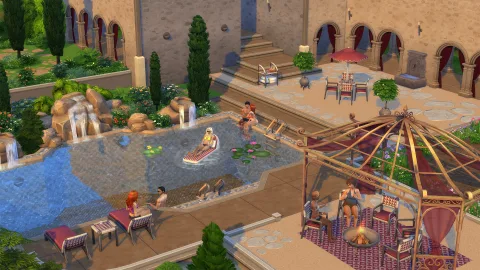 Yeni The Sims 4 kitleri Riviera Retreat ve Cozy Bistro dağıtımda
