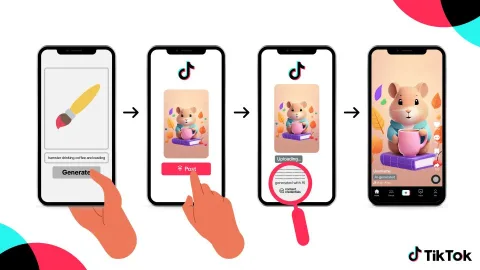 TikTok yapay zeka ile oluşturulan içeriklere etiket eklemeyi yaygınlaştırıyor