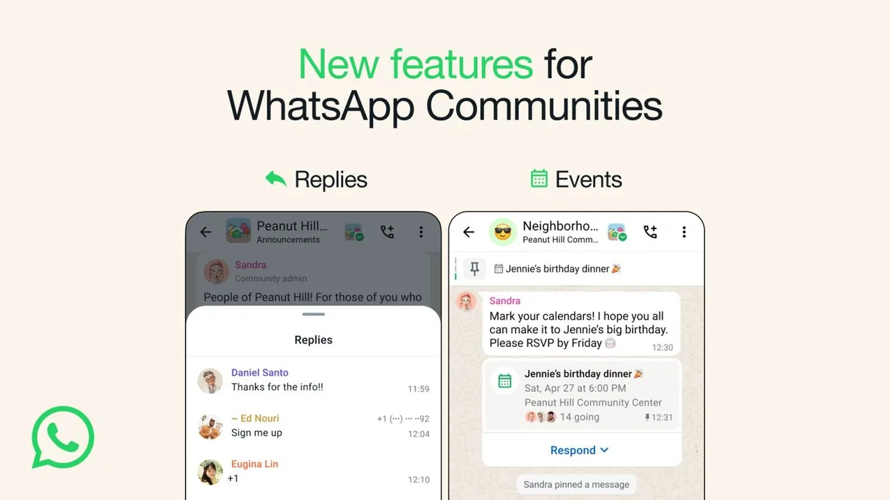WhatsApp’tan etkinlik düzenlemeye yardımcı olacak yeni özellik