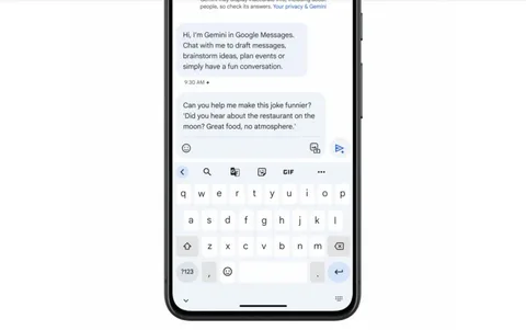 Google Gemini Mesajlar uygulamasında kullanıma sunuldu