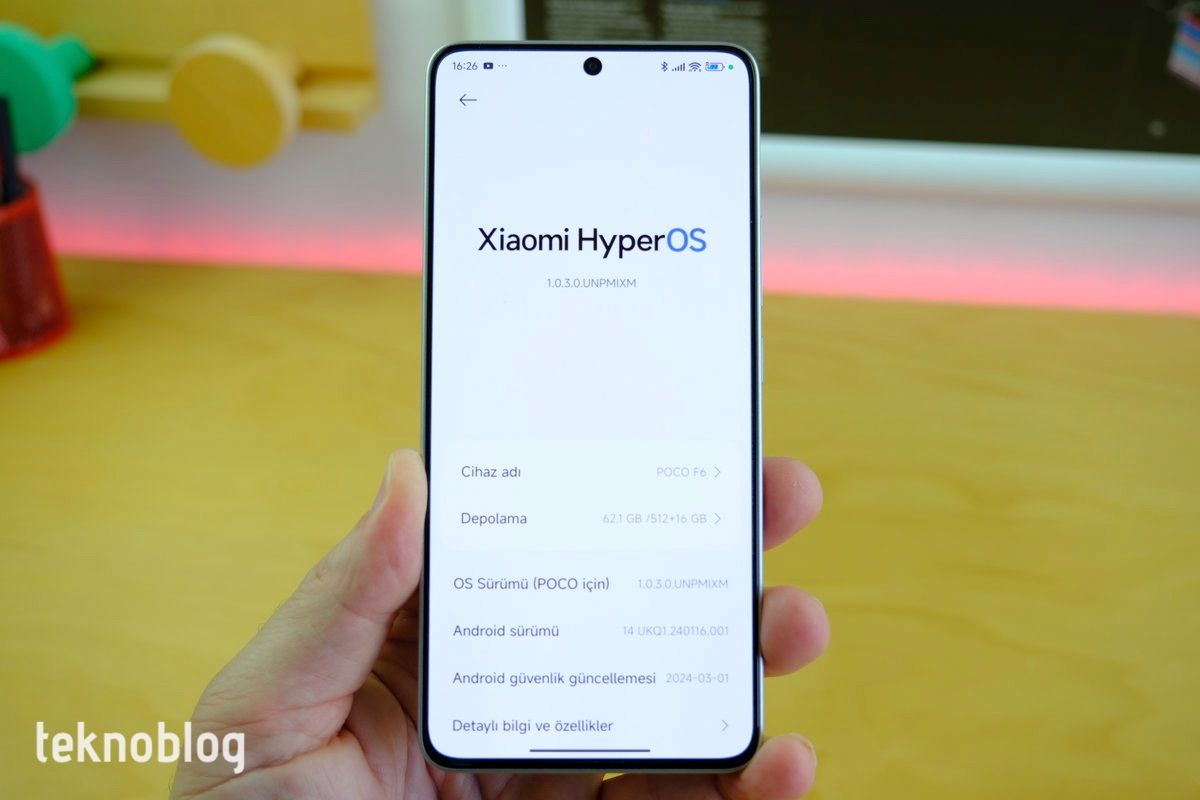 poco f6 inceleme