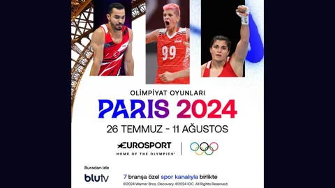 Eurosport ile BluTV, Paris 2024 Olimpiyat Oyunları’nı Türkiye’ye taşıyor