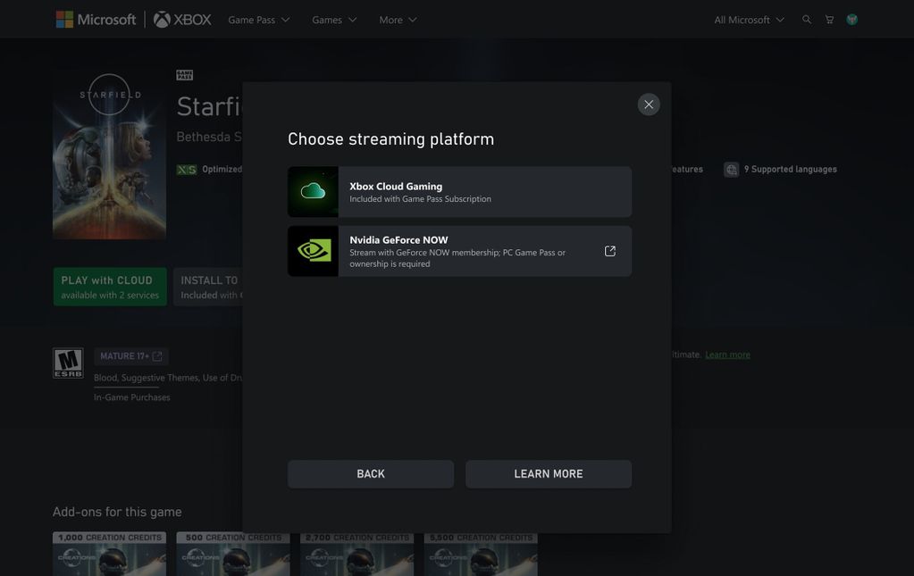 nvidia geforce now xbox