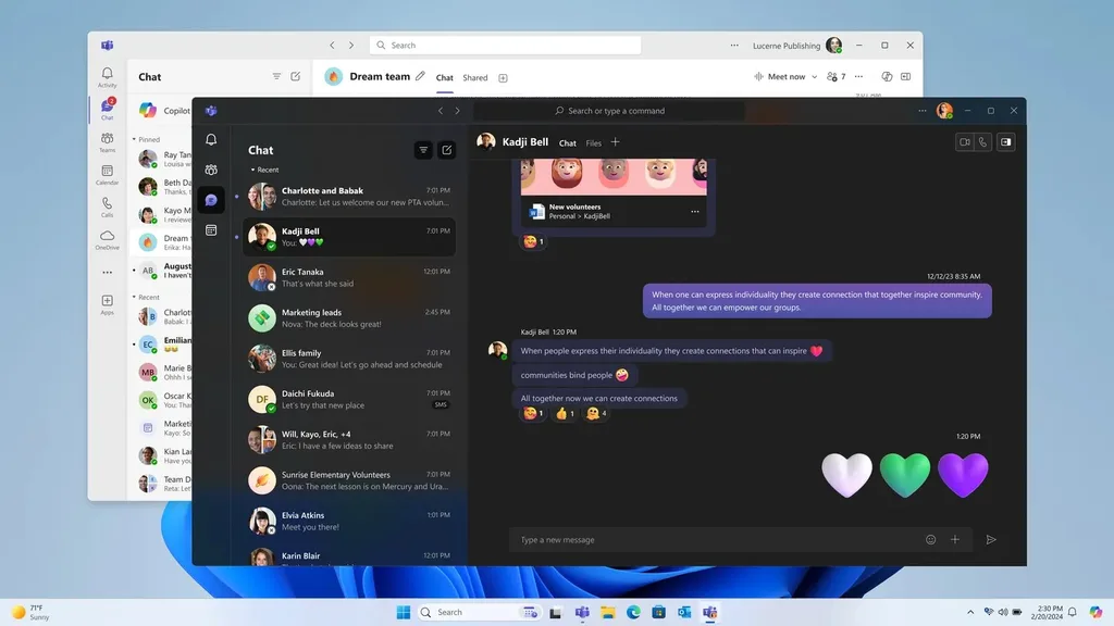Microsoft Teams, şimdi kişisel ve iş hesaplarını tek bir uygulamada buluşturuyor