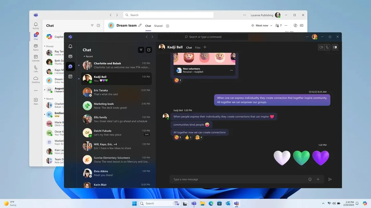 Microsoft Teams, şimdi kişisel ve iş hesaplarını tek bir uygulamada buluşturuyor
