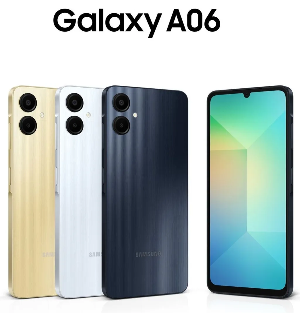 Samsung Galaxy A06 sarı renk seçeneğiyle görüldü