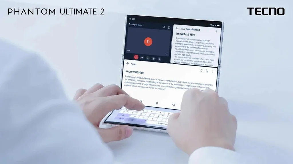 TECNO, üç katlamalı yeni konsept akıllı telefonu PHANTOM ULTIMATE 2’yi tanıttı