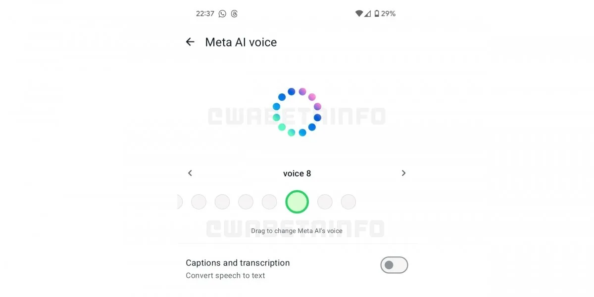 WhatsApp, Meta AI’a sesli sohbet modu ekliyor