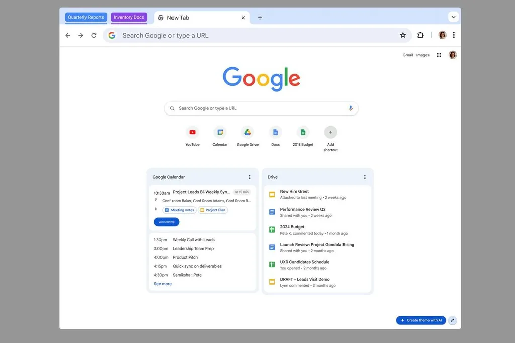 Google Workspace kullanıcıları için Chrome’a yeni takvim görünümü ekliyor