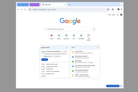 Google Workspace kullanıcıları için Chrome’a yeni takvim görünümü ekliyor