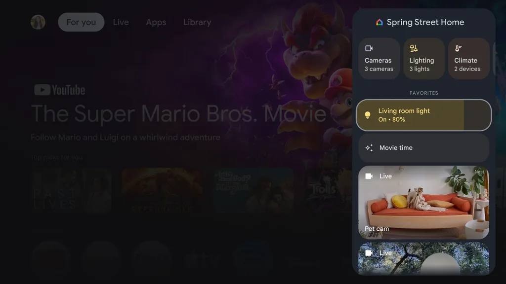 Google, Google TV cihazlarına akıllı ev paneli ve yeni özellikler getiriyor