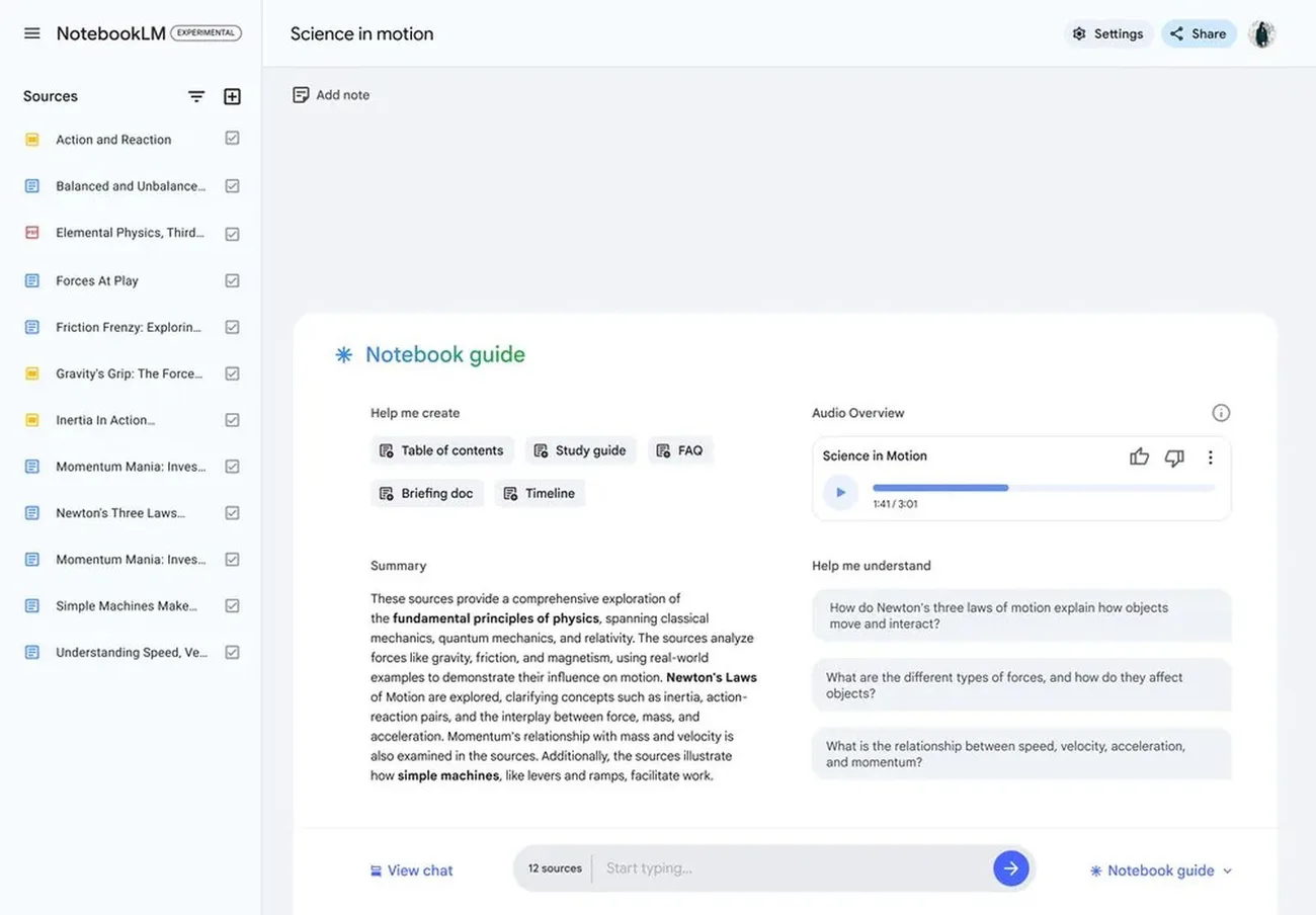Google’ın yapay zekası kullanıcı notlarından podcast oluşturuyor