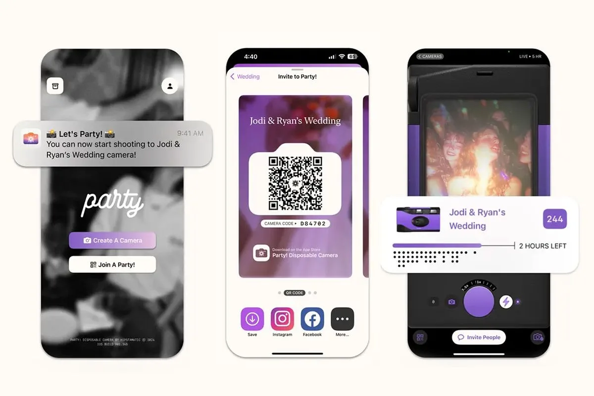 Hipstamatic’in yeni uygulaması, partideki tüm fotoğrafları sizin için topluyor