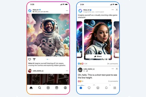 Meta, Facebook ve Instagram akışlarınıza yapay zeka tarafından üretilmiş görseller ekleyecek