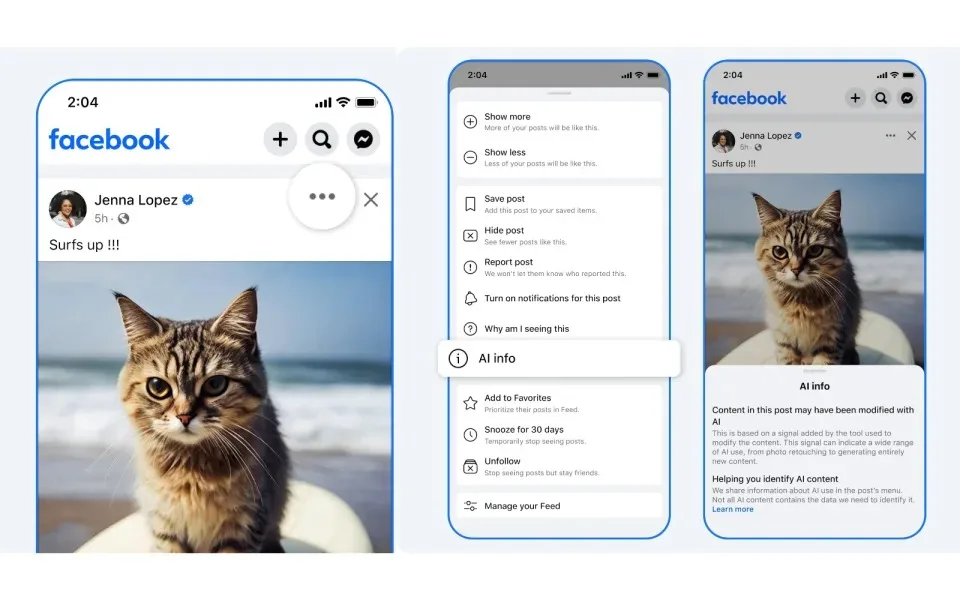 Meta, Facebook’ta yapay zekâ ile düzenlenen görsellerin etiketlerini gizliyor