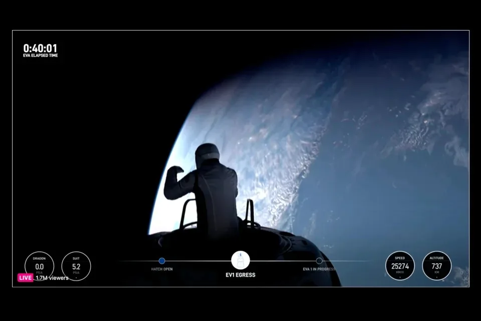 Polaris Dawn ekibi ilk ticari uzay yürüyüşünü başarıyla tamamladı
