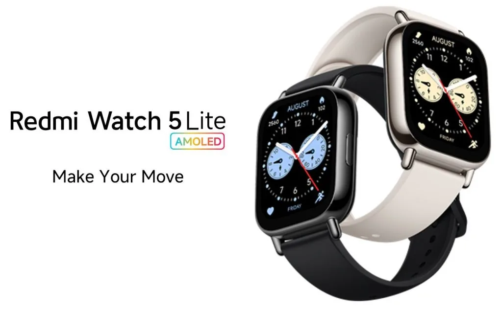 Redmi Watch 5 Lite tanıtıldı: AMOLED ekran, Bluetooth arama ve GPS