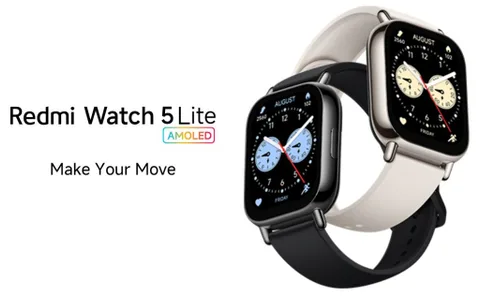 Redmi Watch 5 Lite tanıtıldı: AMOLED ekran, Bluetooth arama ve GPS