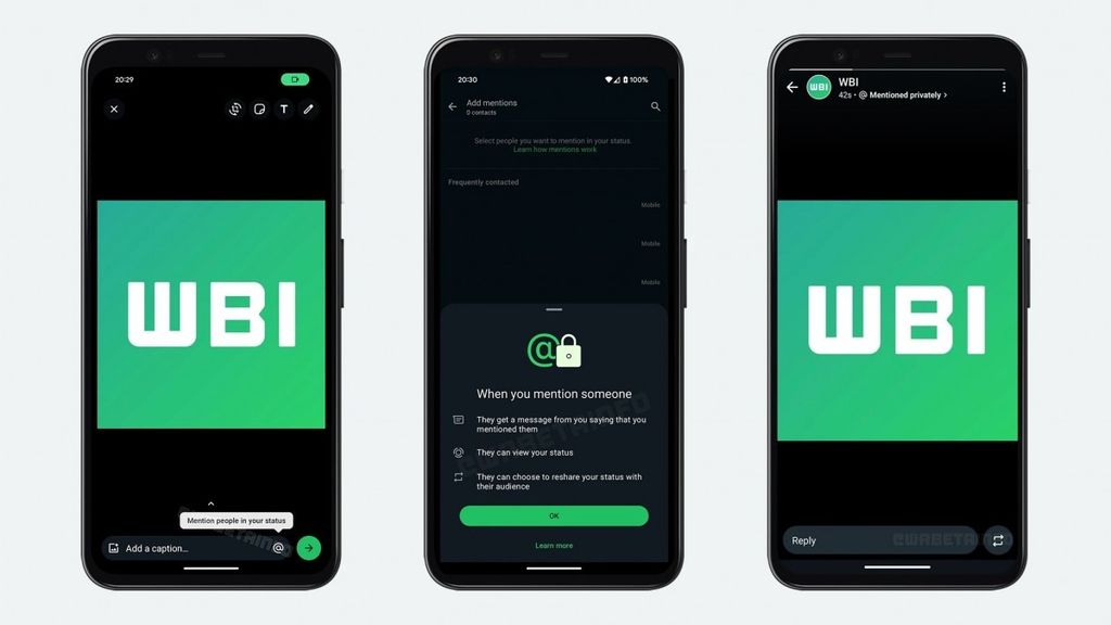 whatsapp durum güncellemesi