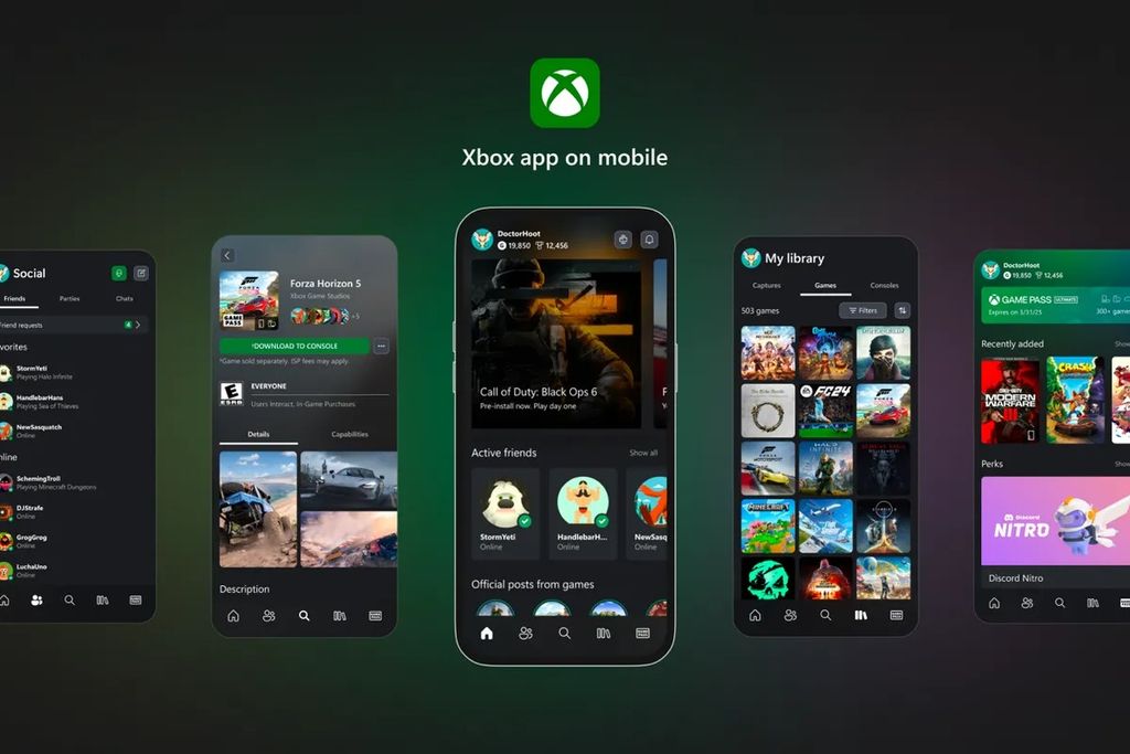 xbox mobil uygulama