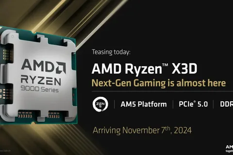 AMD, Zen 5 mimarili ilk X3D işlemcilerini 7 Kasım’da tanıtıyor
