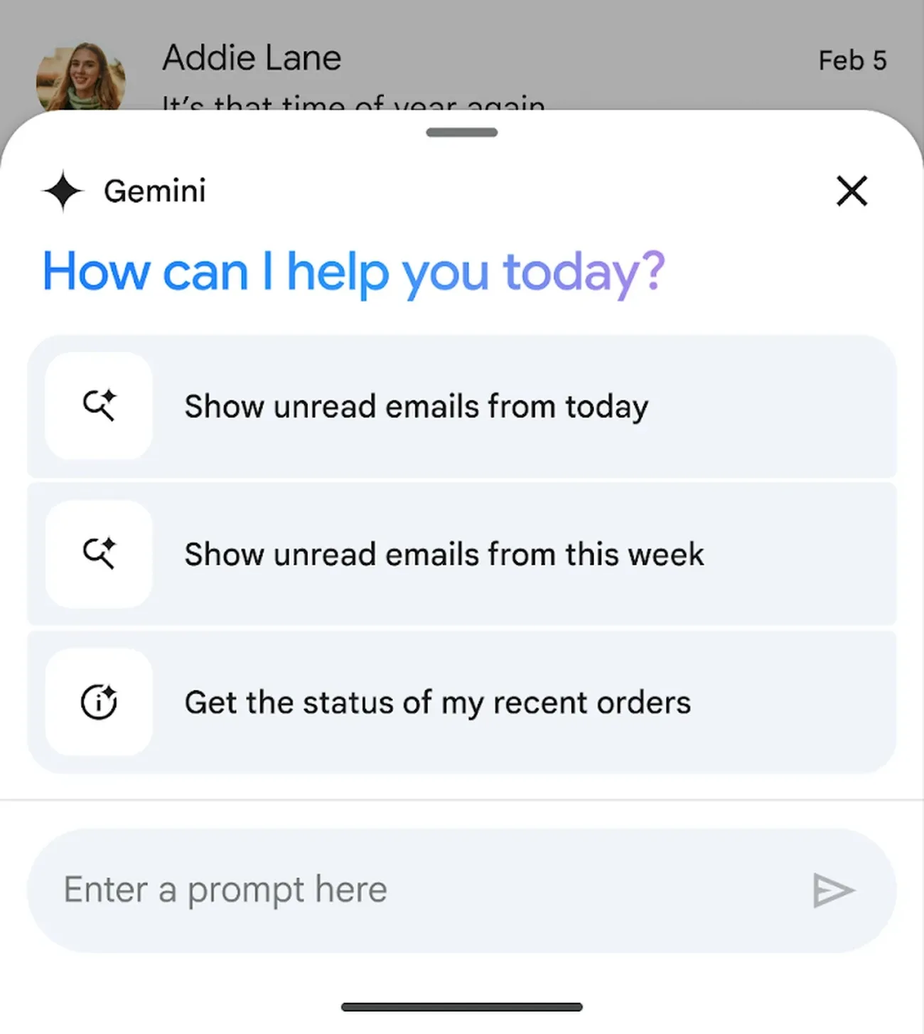Google, Gmail’in Gemini destekli Soru-Cevap özelliğini iOS’e getirdi