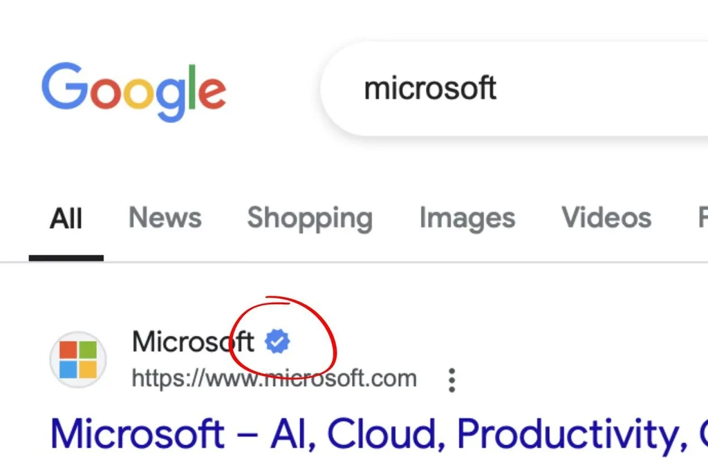 Google, arama sonuçlarında onay işaretlerini test ediyor