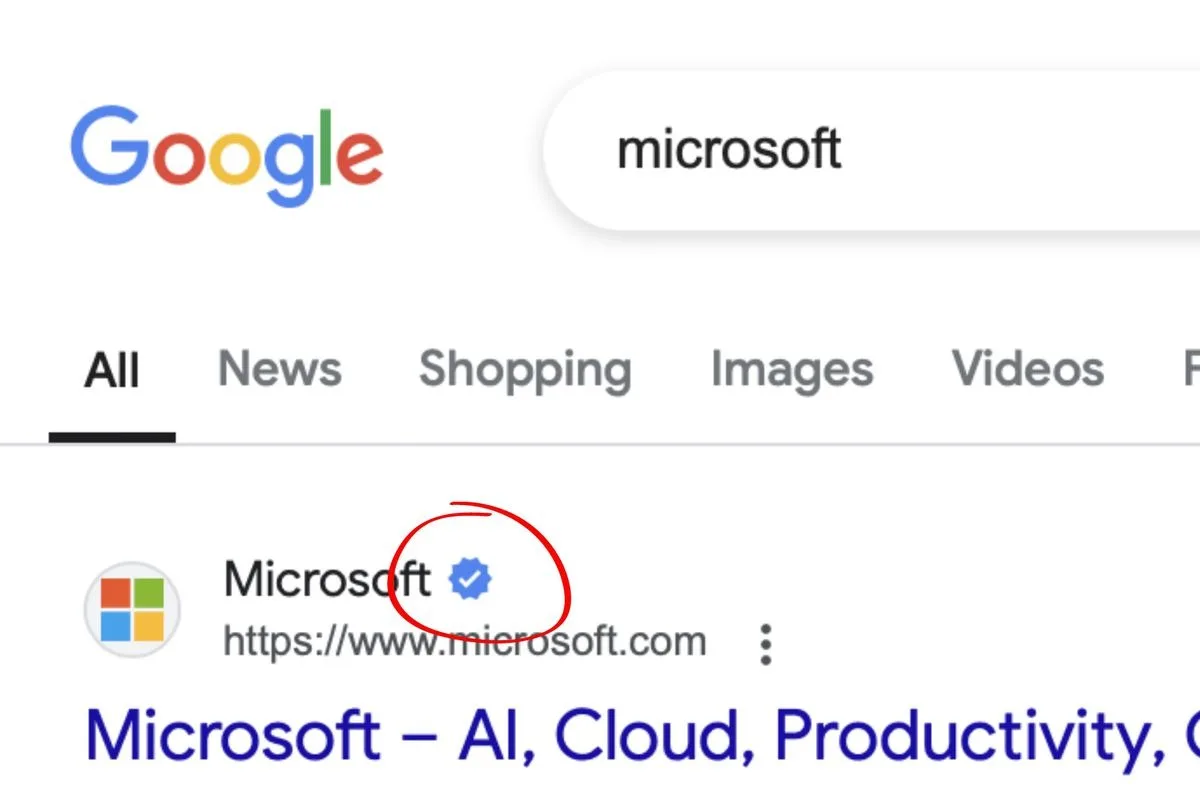 Google, arama sonuçlarında onay işaretlerini test ediyor