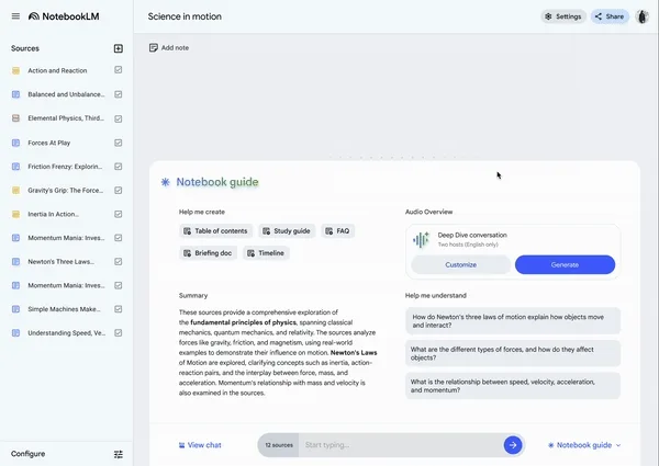 Google NotebookLM artık kişiselleştirilebilir sesli özetlerle daha esnek bir deneyim sunuyor