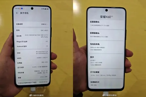 Honor X60’a ait görüntüler ve teknik özellikler sızdırıldı