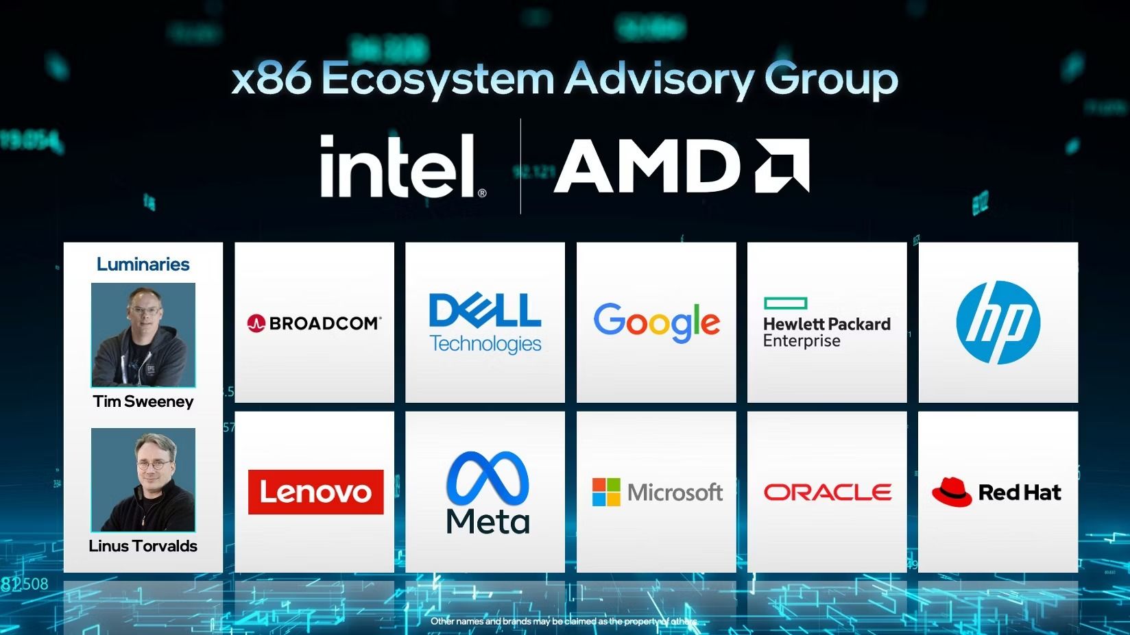 intel amd x86 danışma grubu