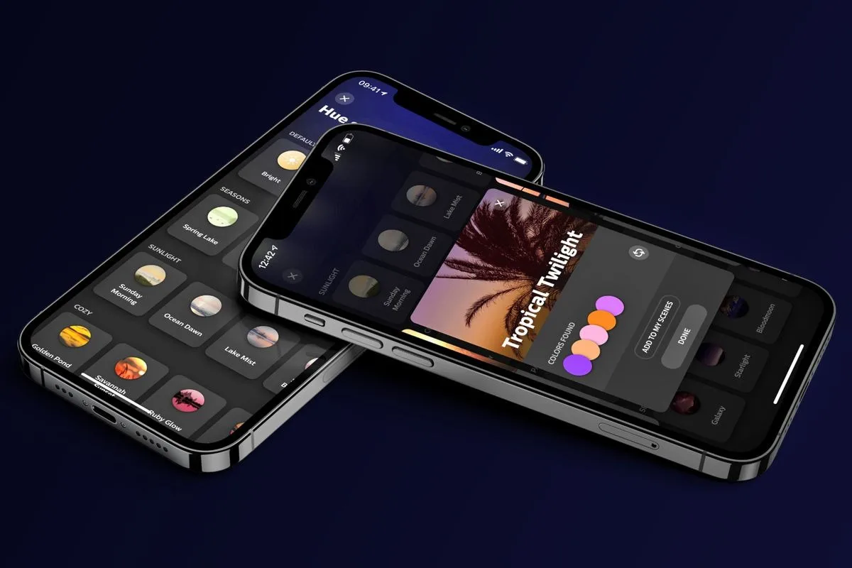 Philips Hue uygulamasına yeni aydınlatma efektleri ve özelleştirme seçenekleri eklendi