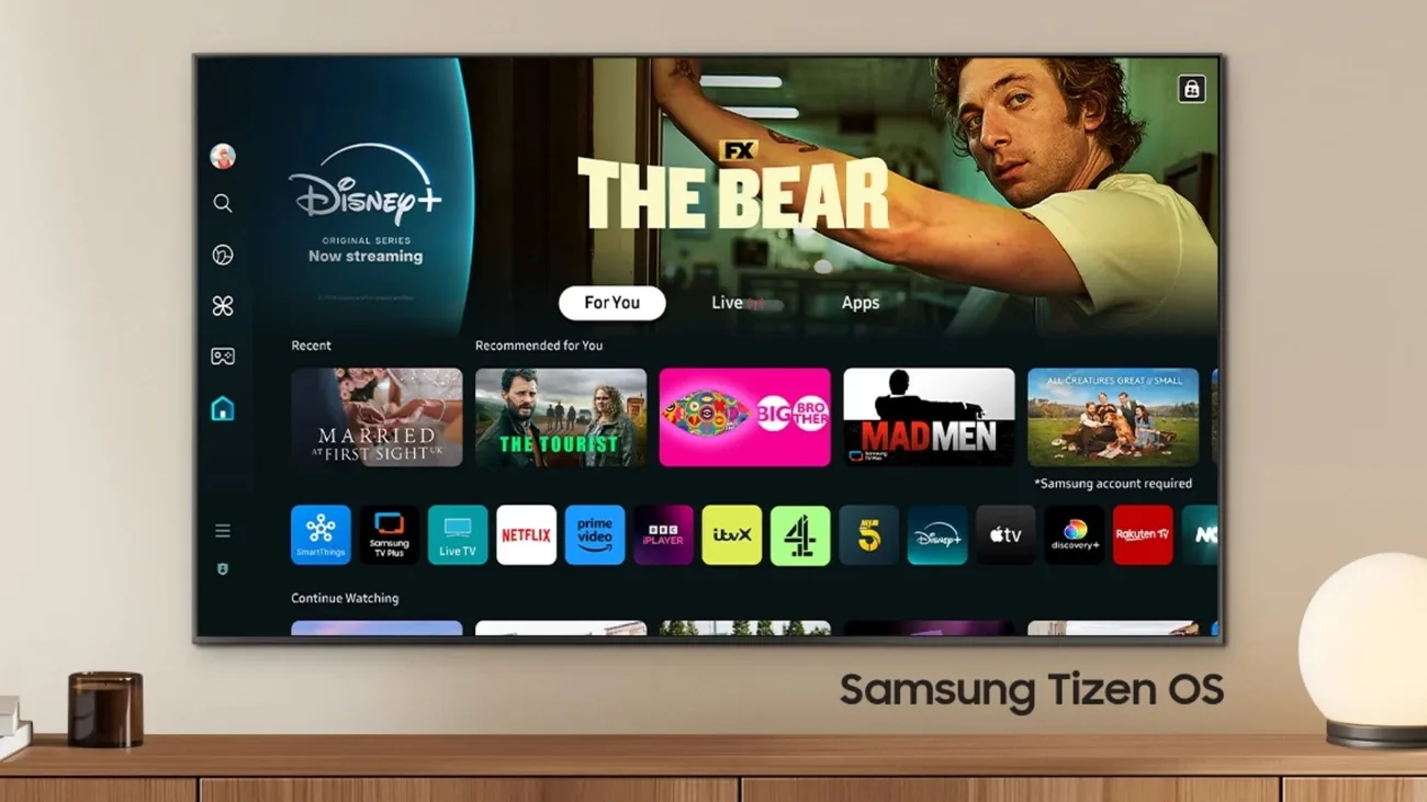 Samsung, 2023 model televizyonlarına Tizen 8.0 tabanlı One UI güncellemesi yayınladı