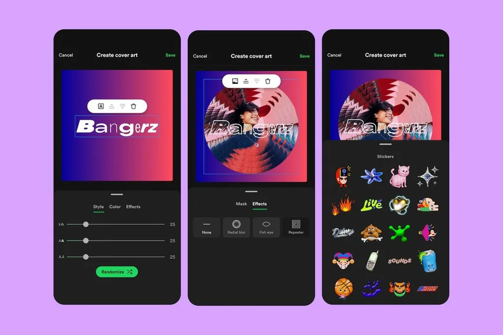 Spotify’ın çalma listeleri için geliştirdiği kapak tasarım aracı kullanıma sunuldu