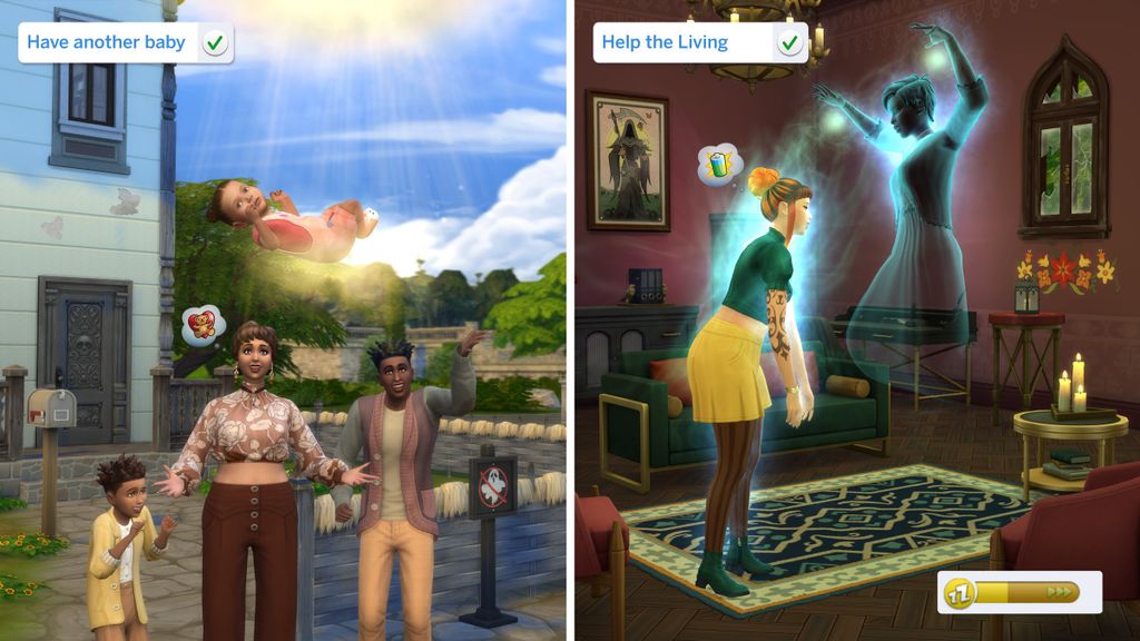 the sims 4 life & death