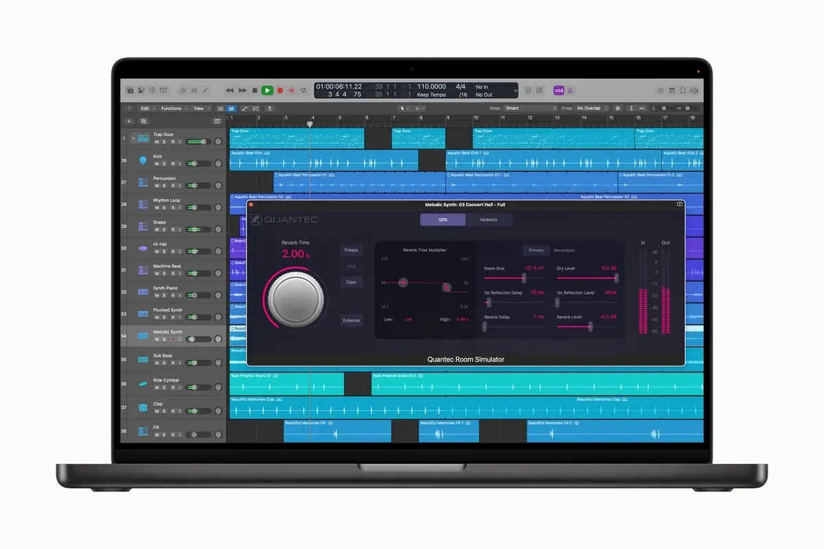 Logic Pro’ya yeni analog sesler ve QRS eklentisi geldi
