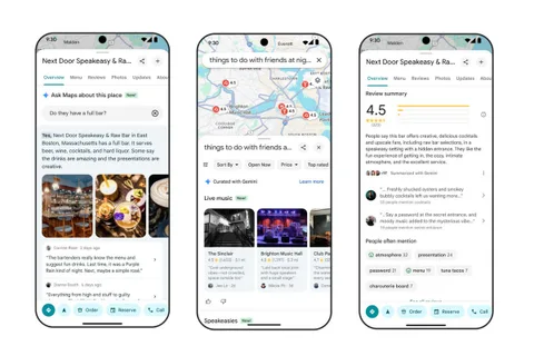 Google Haritalar yapay zeka desteğiyle mekanlar hakkında anında bilgi sunacak