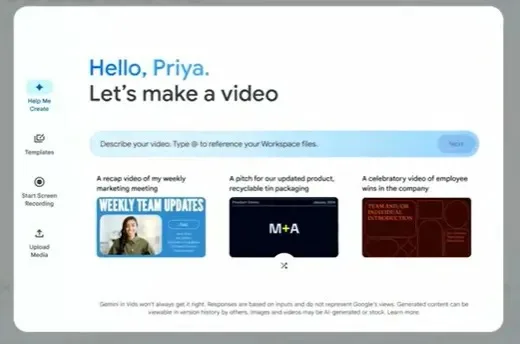 Google’ın yeni video aracı Vids AI, Workspace kullanıcılarına açılıyor