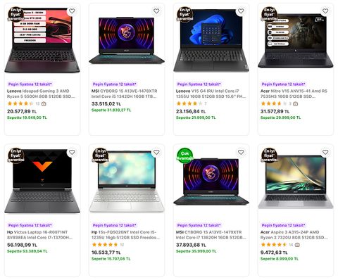 hepsiburada bilgisayar indirimleri
