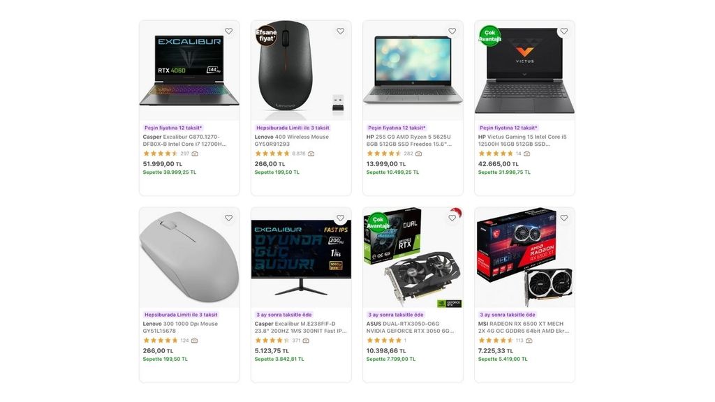 hepsiburada efsane cuma